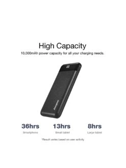 Energizer 10,000mAh Power Bank With LCD Display Provides Up To 36 Hours Extra On Your Smartphone!! -NARA Computer Shop UUB2V SQ2 0000000099 N A SLb