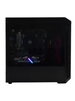 Stormforce Onyx Gaming Desktop PC - 12th Gen Intel Core i5, GeForce RTX 3050, 16GB RAM, 500GB SSD, 24in Full HD IPS Monitor, Keyboard & Mouse -NARA Computer Shop UVNTR SQ6 0000000004 BLACK SLd2