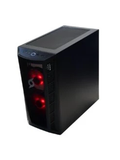 Stormforce Onyx Gaming Desktop PC - 12th Gen Intel Core i5, GeForce RTX 3050, 16GB RAM, 500GB SSD, 24in Full HD IPS Monitor, Keyboard & Mouse -NARA Computer Shop UVNTR SQ7 0000000004 BLACK SLd3