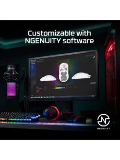 HYPERX Haste Wireless Mouse - White & Pink -NARA Computer Shop UVP97 SQ6 0000000088 NO COLOR SLd2