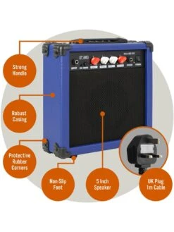 3rd Avenue 15 Watt Electric Guitar Amp - Blue -NARA Computer Shop UW8GD SQ4 0000000088 NO COLOR SLd2