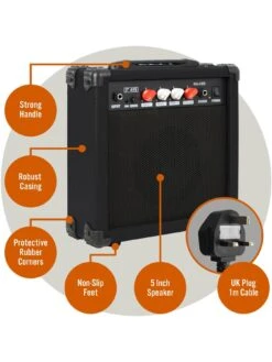 3rd Avenue 15 Watt Electric Guitar Amp Black -NARA Computer Shop UW8GE SQ4 0000000088 NO COLOR SLd2