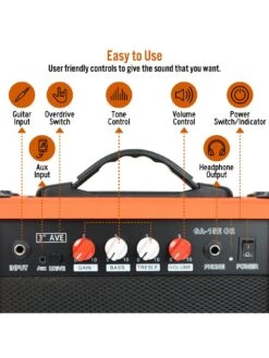 3rd Avenue 15W Electric Guitar Amplifier - Orange -NARA Computer Shop UW8GG SQ3 0000000088 NO COLOR SLd1