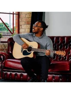 MX By 3rd Avenue Performance Series Acoustic Guitar Full Size Guitar Package - Natural -NARA Computer Shop UW8GR SQ5 0000000088 NO COLOR SLd3