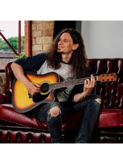 MX By 3rd Avenue Performance Series Acoustic Guitar Full Size Guitar Package - Sunburst -NARA Computer Shop UW8GS SQ5 0000000088 NO COLOR SLd3