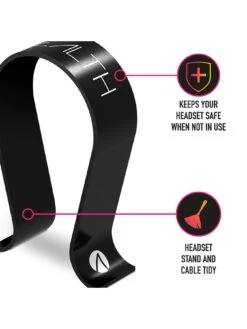 Stealth Gaming Headset Stand - Black -NARA Computer Shop UWP3V SQ4 0000000099 N A SLd