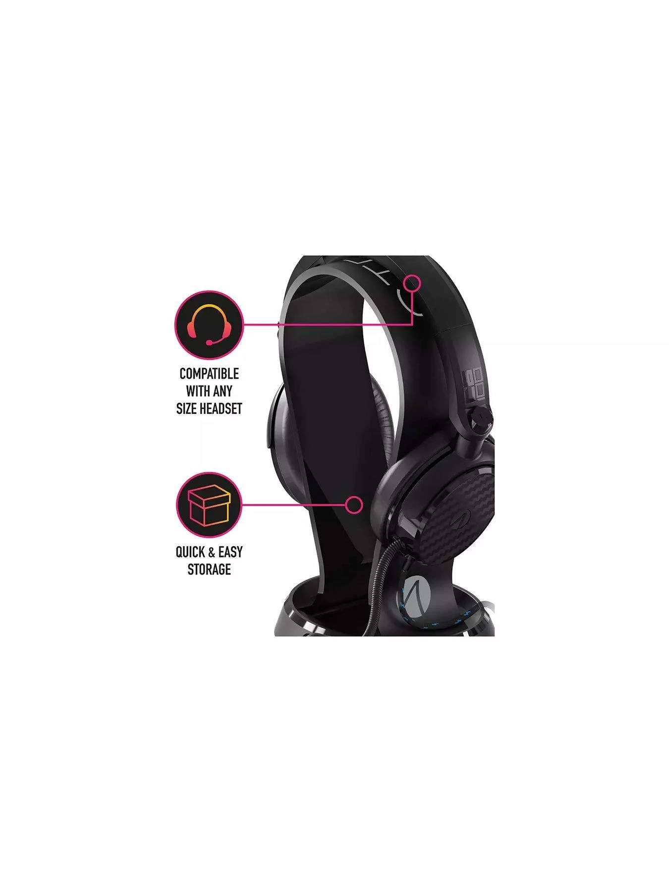 Stealth Gaming Headset Stand - Base Edition - Black 6 Stealth Gaming Headset Stand - Base Edition - Black - Image 4