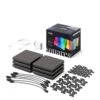 Twinkly Squares Combo Pack App-controlled LED Panels With 64 RGB (16 Million Colours) Pixels With 1 Master Tile + 5 Extensions -NARA Computer Shop UXQ9M SQ1 0000000099 N A SLf