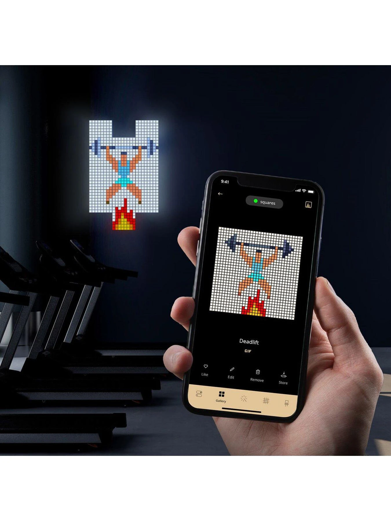 Twinkly Squares Combo Pack App-controlled LED Panels With 64 RGB (16 Million Colours) Pixels With 1 Master Tile + 5 Extensions 5 Twinkly Squares Combo Pack App-controlled LED Panels With 64 RGB (16 Million Colours) Pixels With 1 Master Tile + 5 Extensions - Image 3