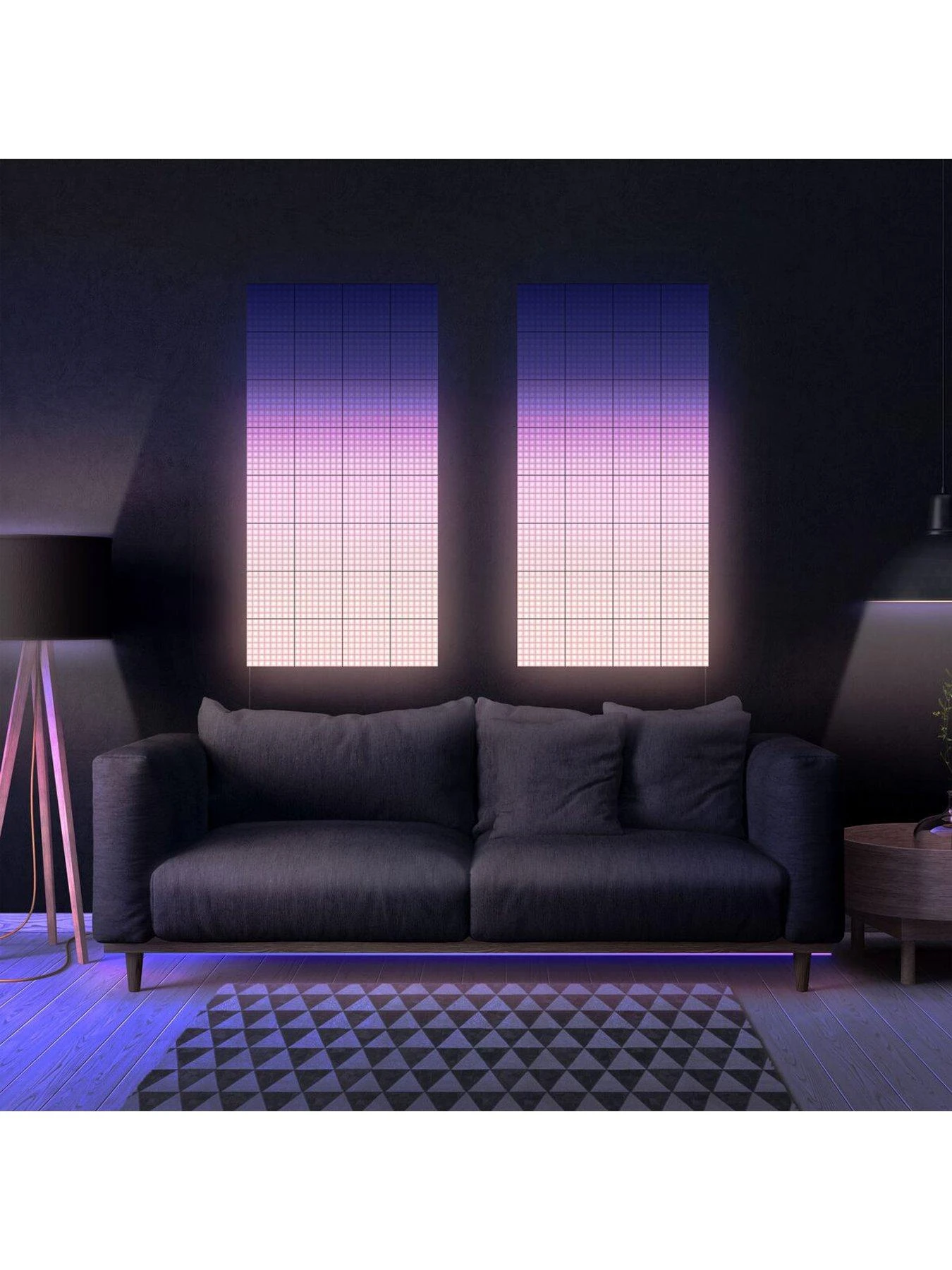 Twinkly Squares Combo Pack App-controlled LED Panels With 64 RGB (16 Million Colours) Pixels With 1 Master Tile + 5 Extensions 6 Twinkly Squares Combo Pack App-controlled LED Panels With 64 RGB (16 Million Colours) Pixels With 1 Master Tile + 5 Extensions - Image 4