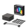 Twinkly Squares Extension Kit App-controlled LED Panels With 64 RGB (16 Million Colours) Pixels With 3 Extension Tiles -Requires Twinkly Combo Pack