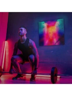 Twinkly Squares Extension Kit App-controlled LED Panels With 64 RGB (16 Million Colours) Pixels With 3 Extension Tiles -Requires Twinkly Combo Pack -NARA Computer Shop UXQ9N SQ5 0000000099 N A SLd3