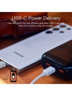 Energizer 20,000mAh Power Bank With USB-C Power Delivery (PD) And 22.5W Smart USB-A (QC/VOOC/SCP) -NARA Computer Shop UZK49 SQ6 0000000099 N A SLd2