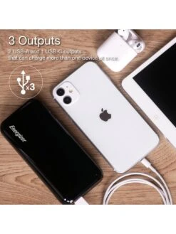 Energizer 10,000mAh Power Bank With USB-C Power Delivery (PD) And 22.5W Smart USB-A (QC/VOOC/SCP) -NARA Computer Shop UZK4B SQ4 0000000099 N A SLd