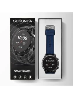 Sekonda Active Men's Silicone Strap Smartwatch - Blue/Black 12 Sekonda Active Men's Silicone Strap Smartwatch - Blue/Black -NARA Computer Shop UZXED SQ4 0000000020 BLUE SLd