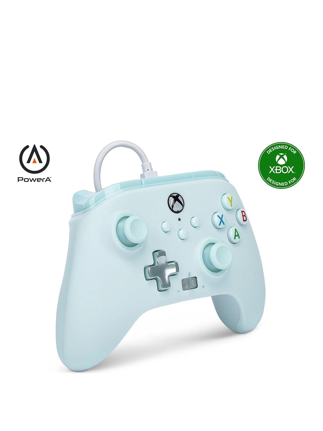 PowerA Enhanced Wired Controller For Xbox Series X,S - Cotton Candy Blue 4 PowerA Enhanced Wired Controller For Xbox Series X,S - Cotton Candy Blue - Image 2
