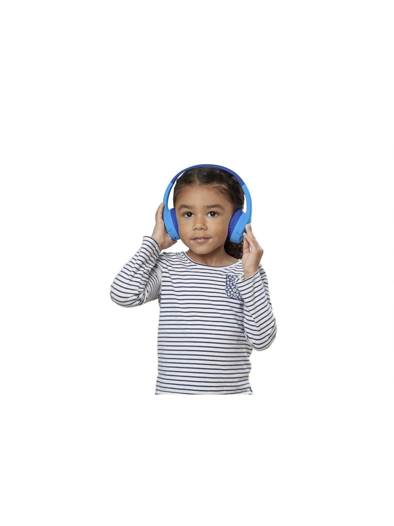Belkin Soundform Mini Wireless On-Ear Headphones For Kids - Blue 7 Belkin Soundform Mini Wireless On-Ear Headphones For Kids - Blue - Image 5