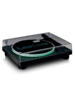 Lenco LS-50LED - Turntable With Speakers, Lights And Music Digitisation -NARA Computer Shop V3R73 SQ5 0000000004 BLACK SLd1