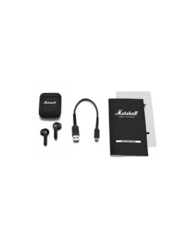Marshall Minor III True Wireless Headphones -NARA Computer Shop V48RL SQ4 0000000004 BLACK SLd