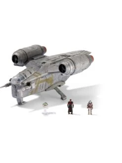 Star Wars Micro Galaxy Squadron Starship Class Razor Crest - 7-Inch Vehicle With 1-Inch Mandalorian, Greef Karga And Grogu Micro Figures -NARA Computer Shop V4A73 SQ2 0000000099 N A SLf