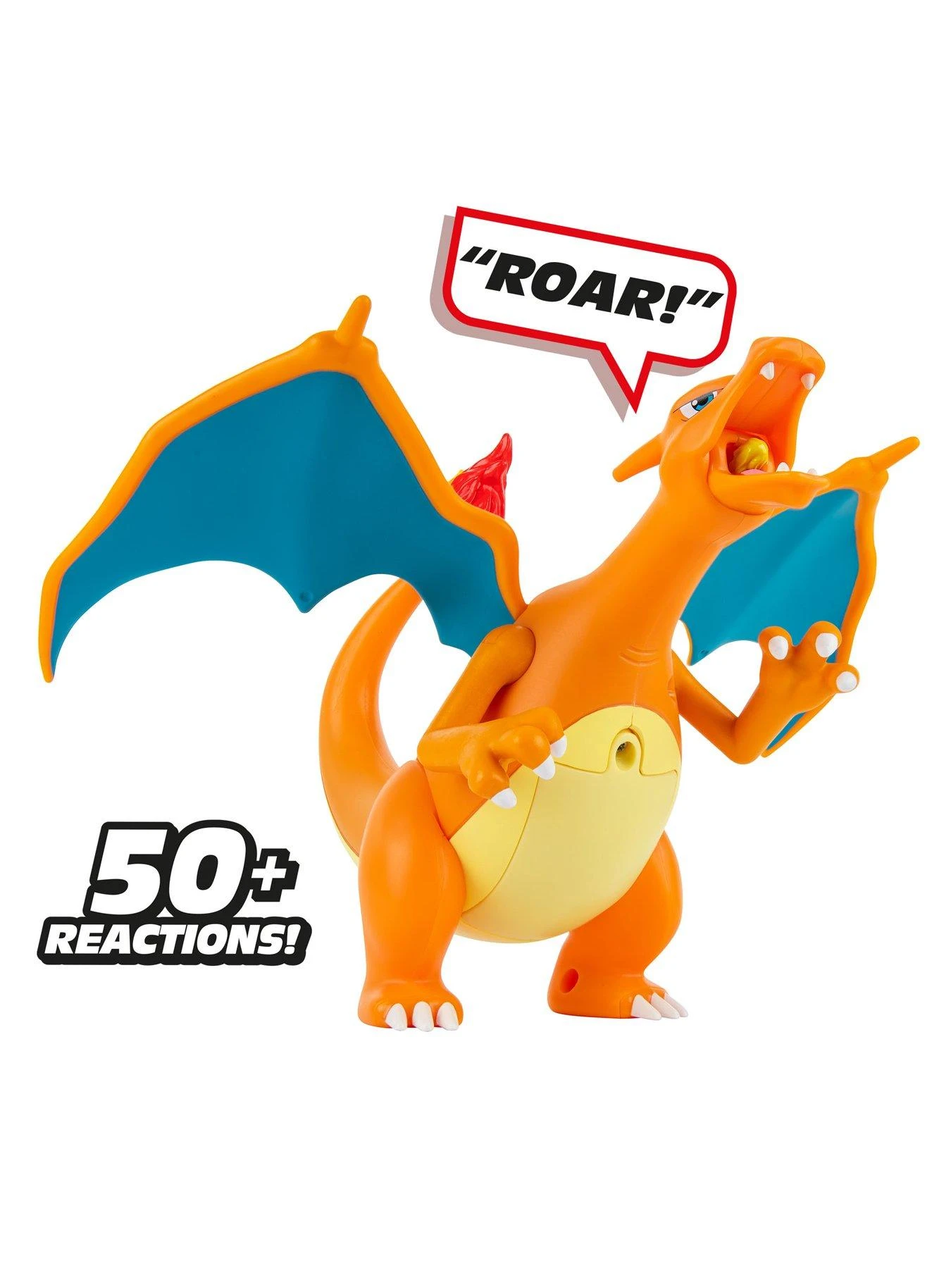 Pokemon Charizard Deluxe Feature Figure W/ Lights And Sounds - Includes Pikachu And Launcher 4 Pokemon Charizard Deluxe Feature Figure W/ Lights And Sounds - Includes Pikachu And Launcher - Image 2