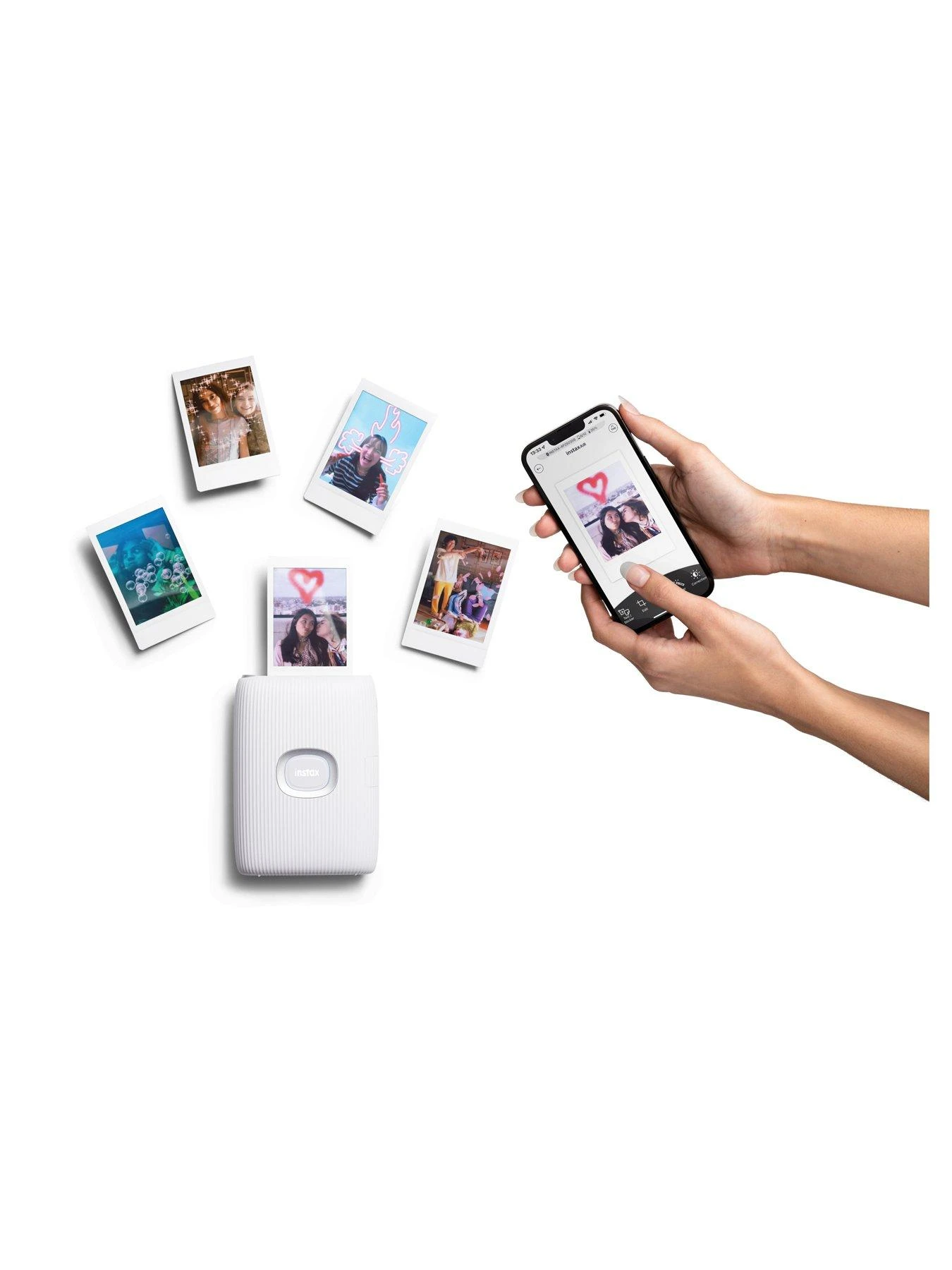 Fujifilm Instax Mini Link 2 Wireless Smartphone Photo Printer Including 40 Shots - Clay White 9 Fujifilm Instax Mini Link 2 Wireless Smartphone Photo Printer Including 40 Shots - Clay White - Image 7
