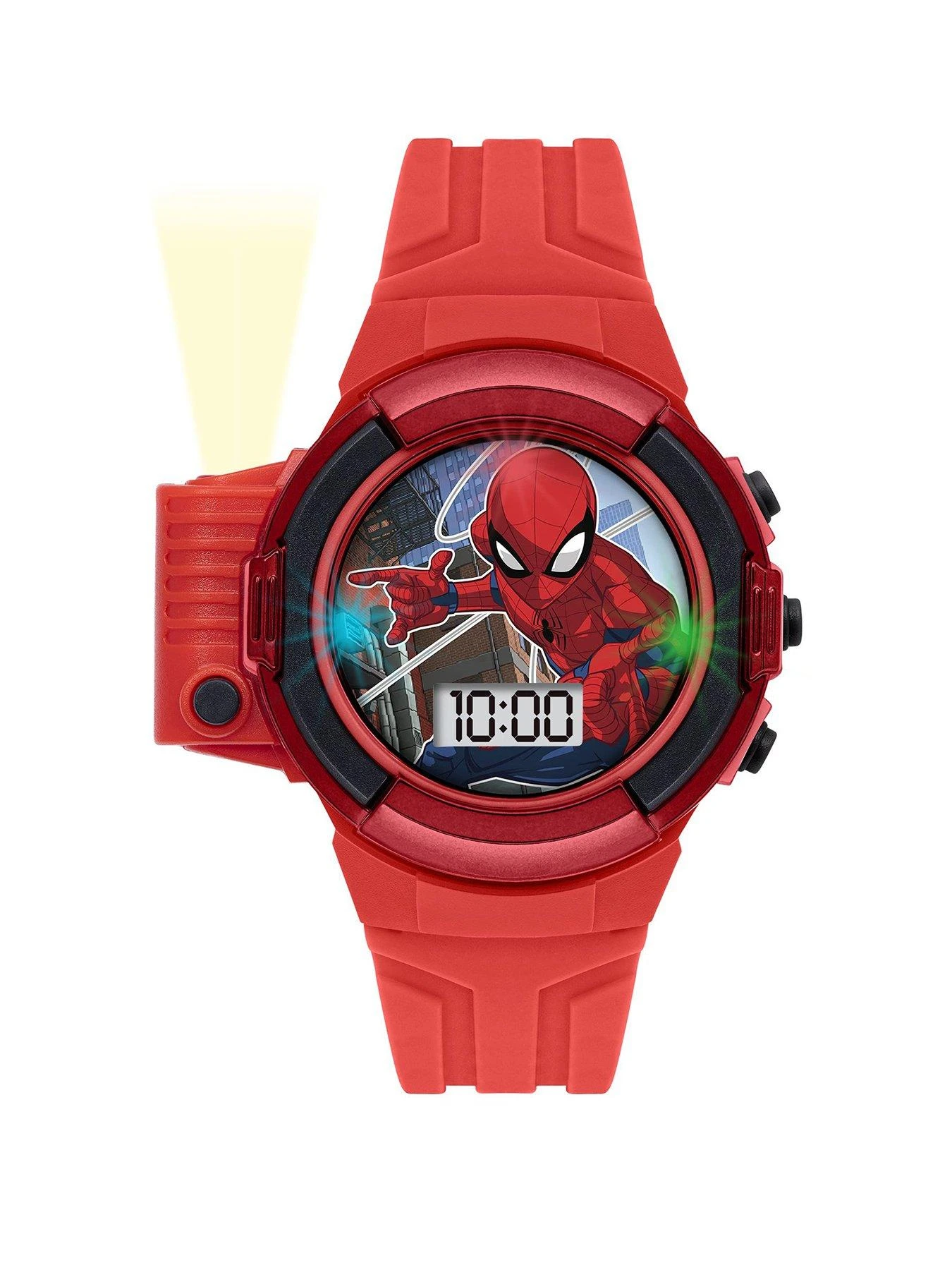 Marvel Disney Marvel Spiderman Red Flashlight Watch 3 Marvel Disney Marvel Spiderman Red Flashlight Watch