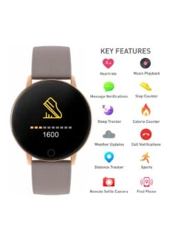 Reflex Active Series 5 Smart Watch With Heart Rate Monitor, Music Control, Colour Touch Screen And Upto 7 Day Battery Life -NARA Computer Shop V4YDV SQ2 0000000005 GREY SLa