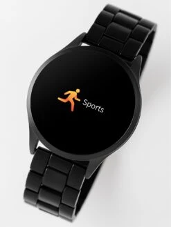 Reflex Active Series 4 Smart Watch With Colour Touch Screen And Black Stainless Steel Bracelet -NARA Computer Shop V4YES SQ3 0000000004 BLACK MDd