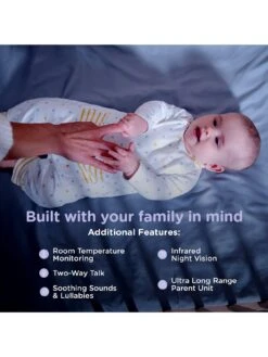 Hubble Nursery View Pro 5" Video Baby Monitor With Remote, Pan, Tilt & Zoom -NARA Computer Shop V54AT SQ4 0000000013 WHITE SLd1