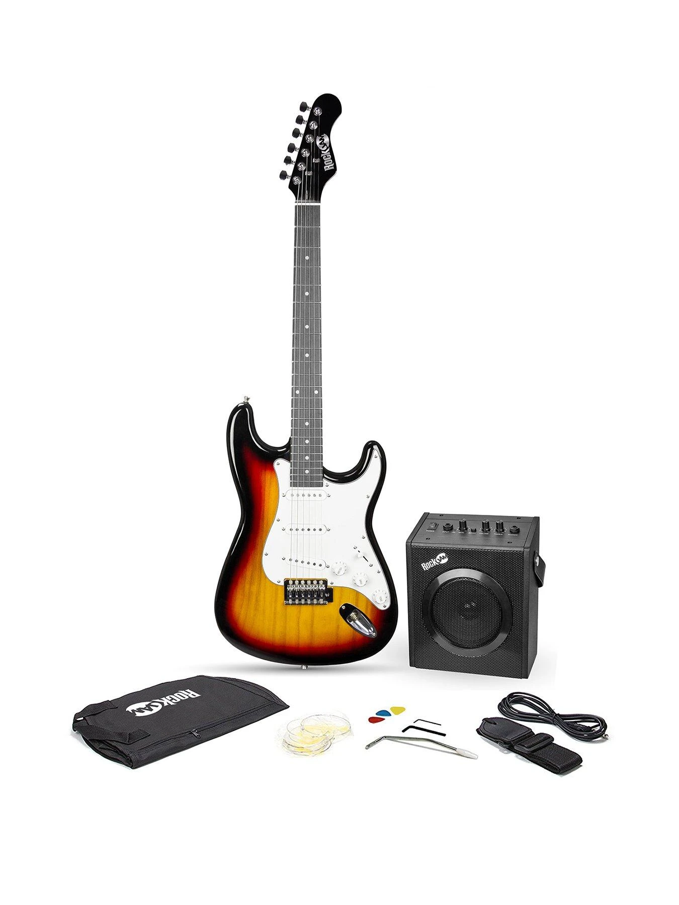RockJam Full Size Electric Guitar Super Kit RJEG06 Sunburst 3 RockJam Full Size Electric Guitar Super Kit RJEG06 Sunburst