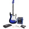 RockJam Full Size Electric Guitar Super Kit RJEG06 Blue Burst -NARA Computer Shop V7EA6 SQ1 0000000020 BLUE SLf