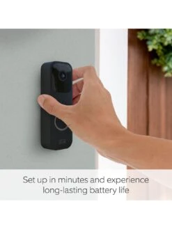 Amazon Blink Video Doorbell With Sync Module 2 -NARA Computer Shop V7FYN SQ6 0000000004 BLACK SLd2