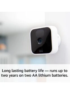 Amazon Blink Indoor , Wireless, HD Security Camera With Two-year Battery Life, Motion Detection, Two-way Audio , 1-Camera System -NARA Computer Shop V7WJM SQ4 0000000013 WHITE SLd