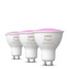 Philips Hue Hue White & Colour Ambiance Smart Spotlight 3 Pack LED 4.3W GU10 With Bluetooth -NARA Computer Shop V849P SQ1 0000000099 N A SLf