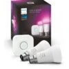 Philips Hue Hue White & Colour Ambiance Smart Bulb 2 Pack B22 Starter Kit -NARA Computer Shop V849Q SQ1 0000000099 N A SLf