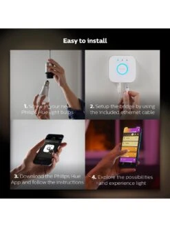 Philips Hue Hue White & Colour Ambiance Smart Bulb 2 Pack B22 Starter Kit -NARA Computer Shop V849Q SQ6 0000000099 N A SLd4