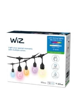 WiZ Smart LED White And Colour Outdoor Festoon Lights