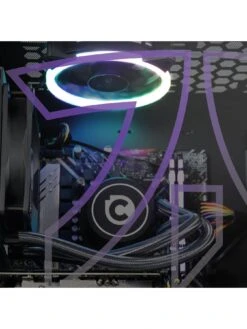 Chillblast Fnatic 535 Gaming Desktop PC - RTX 3050, Core i5, 16GB RAM, 1TB SSD -NARA Computer Shop V8BHS SQ7 0000000004 BLACK SLd3