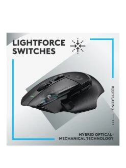 LogitechG G502 X LIGHTSPEED Wireless Gaming Mouse, HERO 25K Gaming Sensor, For PC/Mac- Black -NARA Computer Shop V8BL8 SQ2 0000000088 NO COLOR SLb