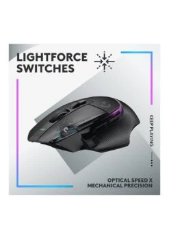 LogitechG G502 X PLUS LIGHTSPEED Wireless RGB Gaming Mouse, HERO 25K Gaming Sensor, For PC/Mac - Black -NARA Computer Shop V8BL9 SQ2 0000000088 NO COLOR SLb