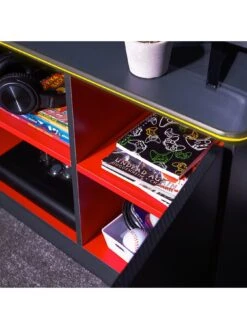 X Rocker Carbon-tek TV Media Unit With Neo Fibre LED Lights 10 X Rocker Carbon-tek TV Media Unit With Neo Fibre LED Lights -NARA Computer Shop V8F72 SQ5 0000000005 GREY SLd2