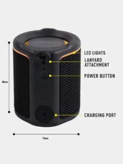 Reflex Active Chill Outdoor Wireless Speaker -NARA Computer Shop V8G6C SQ4 0000000004 BLACK SLd