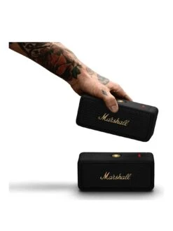 Marshall Emberton II Bluetooth Speaker - Black & Brass -NARA Computer Shop V8QZ4 SQ3 0000000004 BLACK SLa