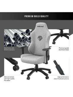 Andaseat Phantom 3 Premium Gaming Chair Grey -NARA Computer Shop V8RMH SQ6 0000000088 NO COLOR SLd3