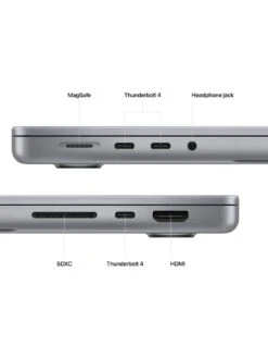 Apple MacBook Pro (M2 Max, 2023) 14 Inch with 12-core CPU And 30-core GPU, 1Tb SSD - Space Grey -NARA Computer Shop V8YDY SQ5 0000000674 SPACE GREY SLd1