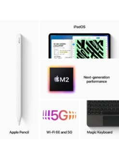 Apple IPad Pro (4th Gen, 2022), 128Gb, Wi-Fi & Cellular, 11-inch - Space Grey -NARA Computer Shop V8Z6O SQ6 0000000674 SPACE GREY SLd2