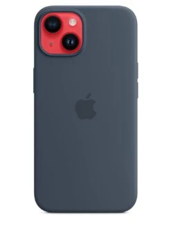 Apple IPhone 14 Silicone Case With MagSafe - Storm Blue -NARA Computer Shop V8Z8U SQ5 0000000020 BLUE SLd1