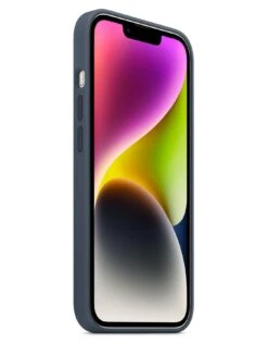 Apple IPhone 14 Silicone Case With MagSafe - Storm Blue -NARA Computer Shop V8Z8U SQ7 0000000020 BLUE SLd3