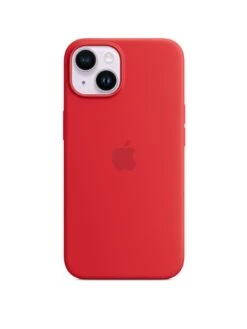 Apple IPhone 14 Silicone Case With MagSafe - (PRODUCT)RED -NARA Computer Shop V8Z8V SQ2 0000000017 RED SLb